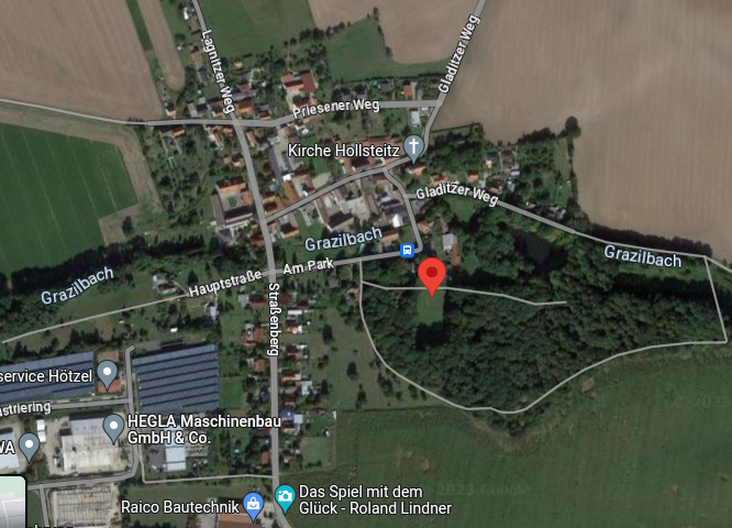 Parkplatz im Wald Hollsteitz